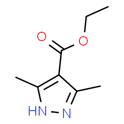 ChemSpider 2D Image | Ethyl 3,5-dimethyl-1H-pyrazole-4-carboxylate | C8H12N2O2