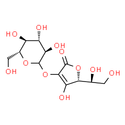 ChemSpider 2D Image | 2-O-d-glucopyranosyl-l-ascorbic acid | C12H18O11