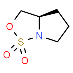 ChemSpider 2D Image | (R)-TETRAHYDRO-3H-PYRROLO[1,2-C][1,2,3]OXATHIAZOLE 1,1-DIOXIDE | C5H9NO3S