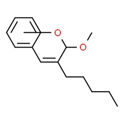ChemSpider 2D Image | (2-(Dimethoxymethyl)-1-heptenyl)benzene | C16H24O2