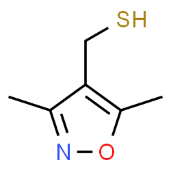 ChemSpider 2D Image | (3,5-dimethylisoxazol-4-yl)methanethiol | C6H9NOS