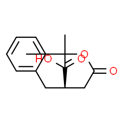 ChemSpider 2D Image | (R)-2-Benzyl-4-(tert-butoxy)-4-oxobutanoic acid | C15H20O4