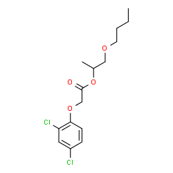 ChemSpider 2D Image | 2,4-D 2-BUTOXYISOPROPYL ESTER | C15H20Cl2O4
