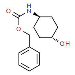 ChemSpider 2D Image | trans-4-(Cbz-amino)cyclohexanol | C14H19NO3