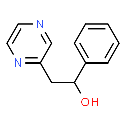 ChemSpider 2D Image | Î±-Phenyl-2-pyrazineethanol | C12H12N2O
