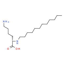 ChemSpider 2D Image | N~2~-Dodecyl-L-lysine | C18H38N2O2