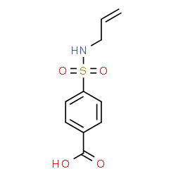 ChemSpider 2D Image | 4-(Allylsulfamoyl)benzoic acid | C10H11NO4S