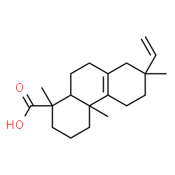 ChemSpider 2D Image | 1,4a,7-trimethyl-7-vinyl-3,4,5,6,8,9,10,10a-octahydro-2H-phenanthrene-1-carboxylic acid | C20H30O2
