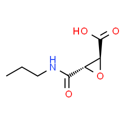 ChemSpider 2D Image | (2S,3S)-3-(Propylcarbamoyl)-2-oxiranecarboxylic acid | C7H11NO4