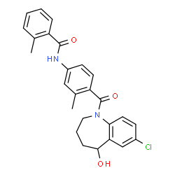 ChemSpider 2D Image | Tolvaptan | C26H25ClN2O3