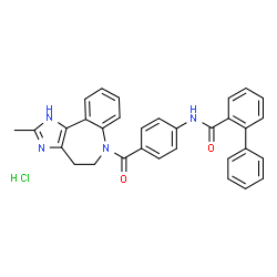 ChemSpider 2D Image | Conivaptan hydrochloride | C32H27ClN4O2