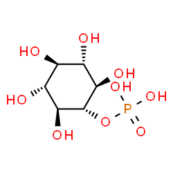 ChemSpider 2D Image | (1r,2R,3S,4s,5R,6S)-2,3,4,5,6-Pentahydroxycyclohexyl dihydrogen phosphate | C6H13O9P