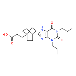 ChemSpider 2D Image | Tonapofylline | C22H32N4O4