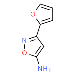 ChemSpider 2D Image | 3-(2-FURYL)-5-ISOXAZOLAMINE | C7H6N2O2