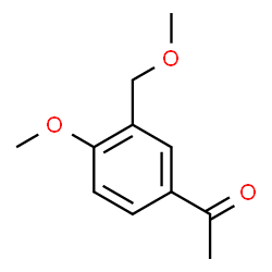 ChemSpider 2D Image | 1-[4-Methoxy-3-(methoxymethyl)phenyl]ethanone | C11H14O3