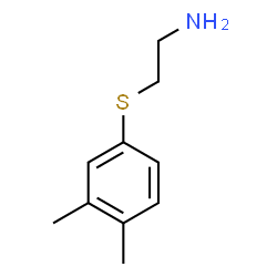 ChemSpider 2D Image | 2-[(3,4-Dimethylphenyl)sulfanyl]ethanamine | C10H15NS