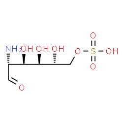 ChemSpider 2D Image | 2-Amino-2-deoxy-6-O-sulfo-D-galactose | C6H13NO8S