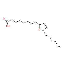 ChemSpider 2D Image | 5-Hexyltetrahydro-2-furanoctanoic acid | C18H34O3