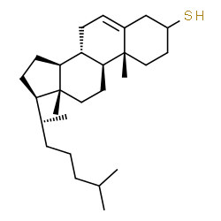 ChemSpider 2D Image | Cholest-5-ene-3-thiol | C27H46S