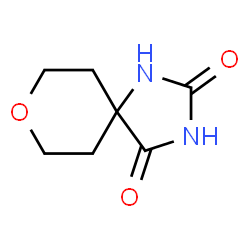 ChemSpider 2D Image | 8-Oxa-1,3-diazaspiro[4.5]decane-2,4-dione | C7H10N2O3