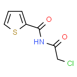 ChemSpider 2D Image | N-(Chloroacetyl)-2-thiophenecarboxamide | C7H6ClNO2S
