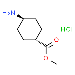 ChemSpider 2D Image | Methyl trans-4-Aminocyclohexanecarboxylate Hydrochloride | C8H16ClNO2