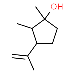 ChemSpider 2D Image | 3-Isopropenyl-1,2-dimethylcyclopentanol | C10H18O