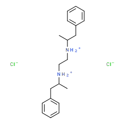 ChemSpider 2D Image | N,N'-Bis(1-phenyl-2-propanyl)-1,2-ethanediaminium dichloride | C20H30Cl2N2