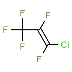 ChemSpider 2D Image | (1Z)-1-Chloro-1,2,3,3,3-pentafluoro-1-propene | C3ClF5