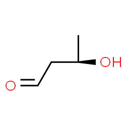 ChemSpider 2D Image | (3R)-3-hydroxybutan-1-one | C4H7O2