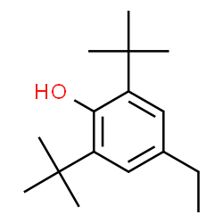 ChemSpider 2D Image | 2,6-di-tert-butyl-4-ethylphenol | C16H26O