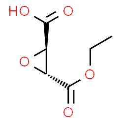 ChemSpider 2D Image | (2R,3R)-3-(Ethoxycarbonyl)-2-oxiranecarboxylic acid | C6H8O5