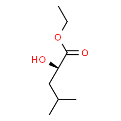 ChemSpider 2D Image | (2S)-ethyl 2-hydroxy-4-methylvalerate | C8H16O3