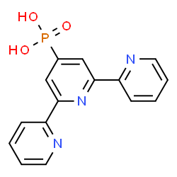 ChemSpider 2D Image | 2,2':6',2''-Terpyridine-4'-phosphonic acid | C15H12N3O3P