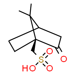 ChemSpider 2D Image | (1S)-Camphor-10-Sulphonic acid | C10H16O4S