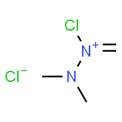 ChemSpider 2D Image | chloro-dimethylamino-methylene-ammonium chloride | C3H8Cl2N2