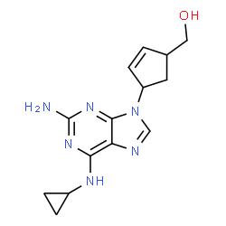 ChemSpider 2D Image | Abacavir, (+)- | C14H18N6O