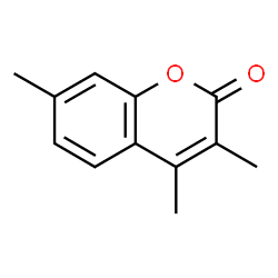 ChemSpider 2D Image | 3,4,7-Trimethyl-2H-chromen-2-one | C12H12O2