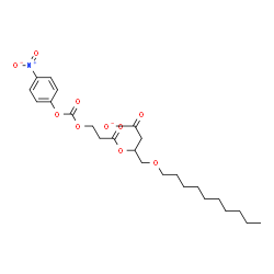 ChemSpider 2D Image | 4-decoxy-3-[3-(4-nitrophenoxy)carbonyloxypropanoyloxy]butanoate | C24H34NO10