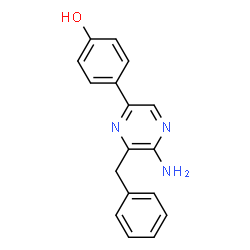 ChemSpider 2D Image | Coelenteramine | C17H15N3O
