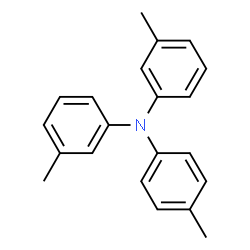 ChemSpider 2D Image | 3-Methyl-N-(3-methylphenyl)-N-(4-methylphenyl)aniline | C21H21N