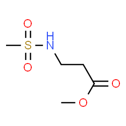 ChemSpider 2D Image | Methyl N-(methylsulfonyl)-beta-alaninate | C5H11NO4S