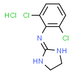 ChemSpider 2D Image | Clonidine hydrochloride | C9H10Cl3N3