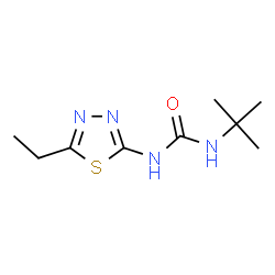 ChemSpider 2D Image | 1-(5-Ethyl-1,3,4-thiadiazol-2-yl)-3-(2-methyl-2-propanyl)urea | C9H16N4OS