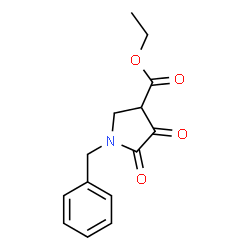 ChemSpider 2D Image | Ethyl 1-benzyl-4,5-dioxo-3-pyrrolidinecarboxylate | C14H15NO4