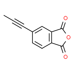ChemSpider 2D Image | 5-(1-Propyn-1-yl)-2-benzofuran-1,3-dione | C11H6O3