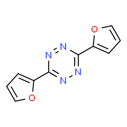 ChemSpider 2D Image | 3,6-Di(2-furyl)-1,2,4,5-tetrazine | C10H6N4O2