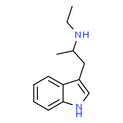 ChemSpider 2D Image | N-Ethyl-1-(1H-indol-3-yl)-2-propanamine | C13H18N2