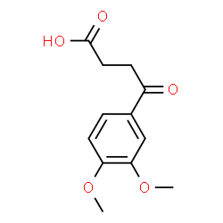 ChemSpider 2D Image | 4-(3,4-Dimethoxyphenyl)-4-oxobutanoic acid | C12H14O5