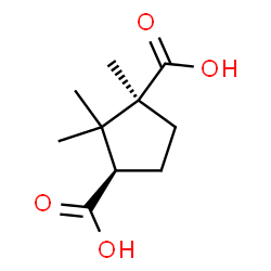 ChemSpider 2D Image | (-)-Camphoric acid | C10H16O4